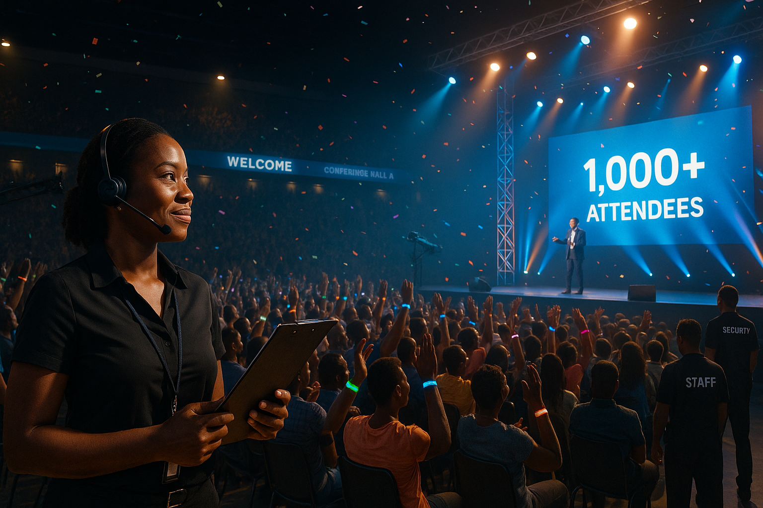 Managed Events with Over 1000 in Attendance